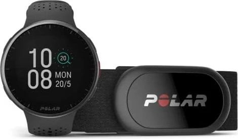 Smartwatch Polar Pacer PRO M/L ngjyrë zezë gri
