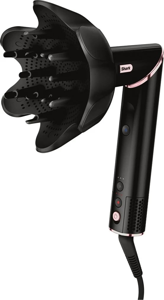 Stiluese për floke Multistyler Shark FlexStyle 5-in-1, 1400W, e zezë/ rozë Stiluese për floke Multistyler Shark FlexStyle 5-in-1, 1400W, e zezë/ rozë