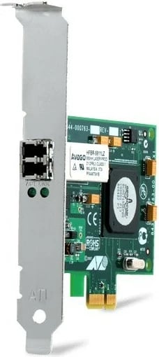 Kartelë rrjeti Allied Telesis PCI Express, 2 porta LC, 1000BASE-X, fibër optike