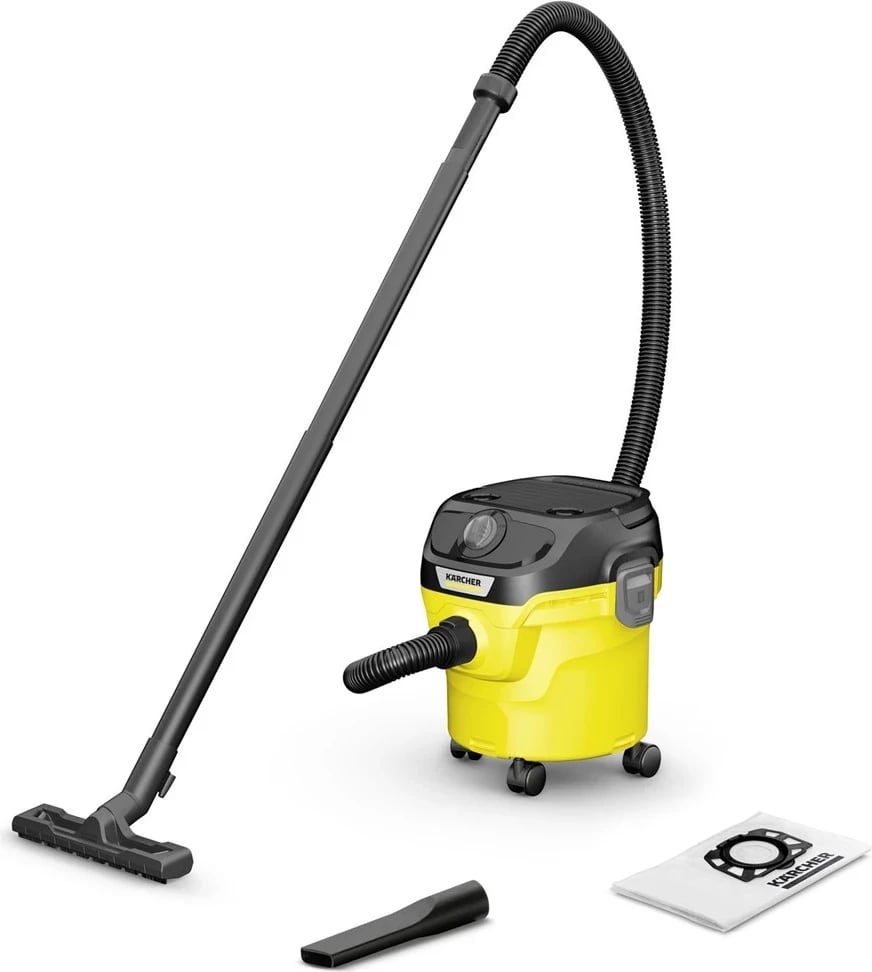 Pastrues pluhuri Kärcher 1.628-401.0, Zi dhe Verdhe, 12 L, 1000 W