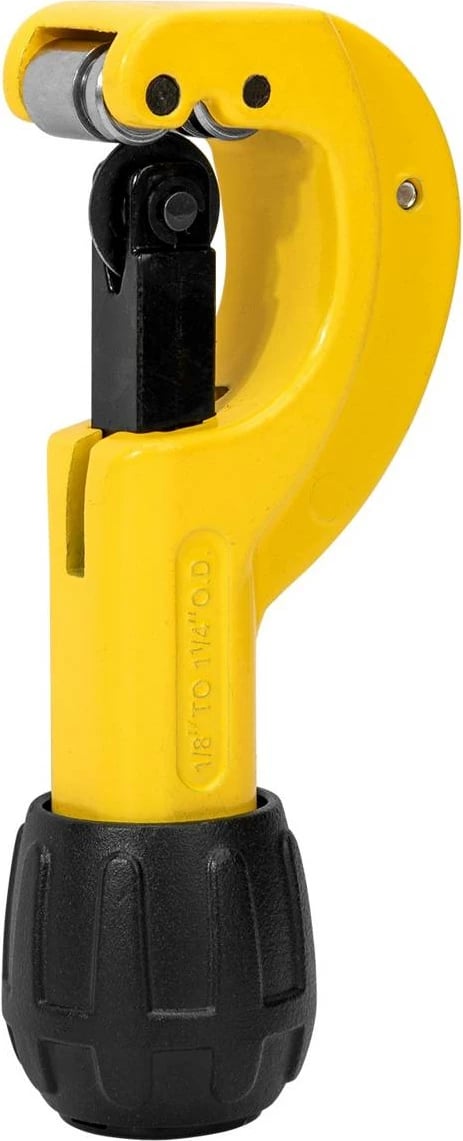 Prerës tubash metalik Deli Tools EDL2504, 3-32mm, i verdhë