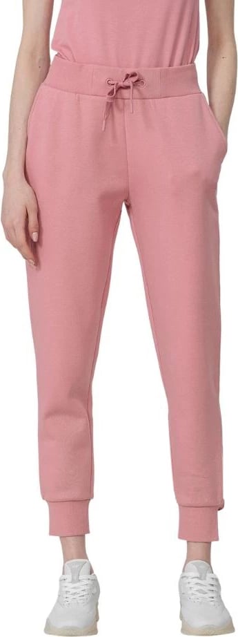 Pantallona sportive femra 4F, rozë