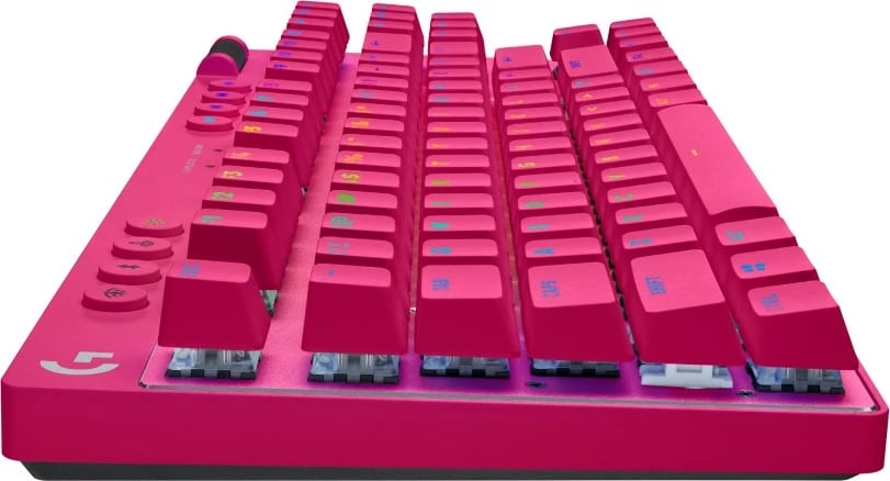 Tastierë mekanike Logitech G 920-012155, wireless, RGB, magenta