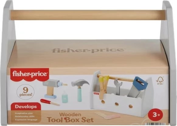 Set veglash druri për fëmijë Fisher Price HYG50, multikolor, 9 pjesë