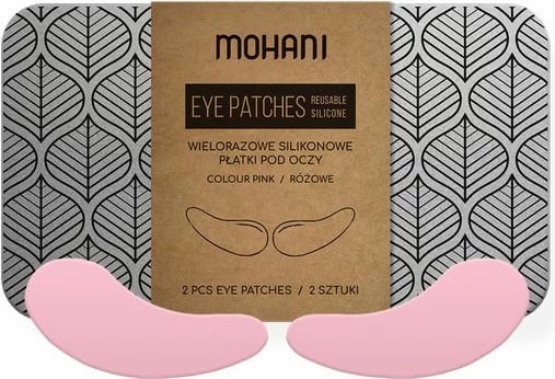 Patches për sy silikon Mohani rozë 2 copë