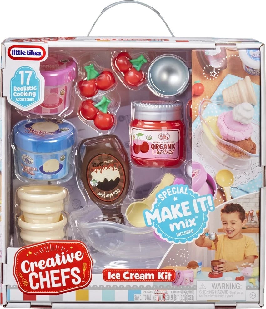 Set lojërash Little Tikes Creative Chefs Ice Cream, shumëngjyrësh