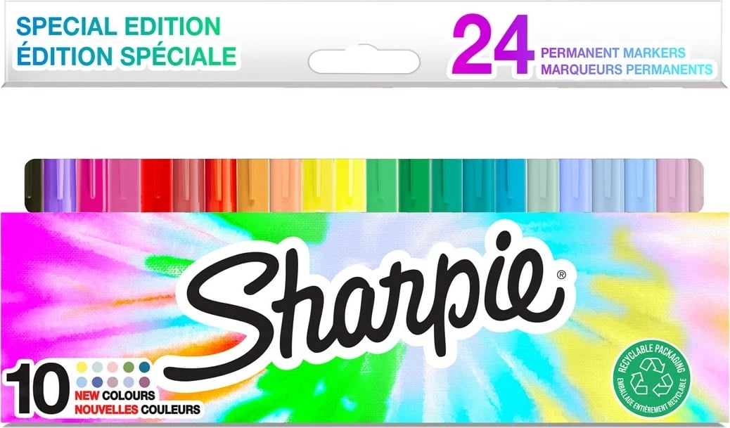 Permanentmarker Sharpie, 24 copë, Special Edition, shumëngjyrësh