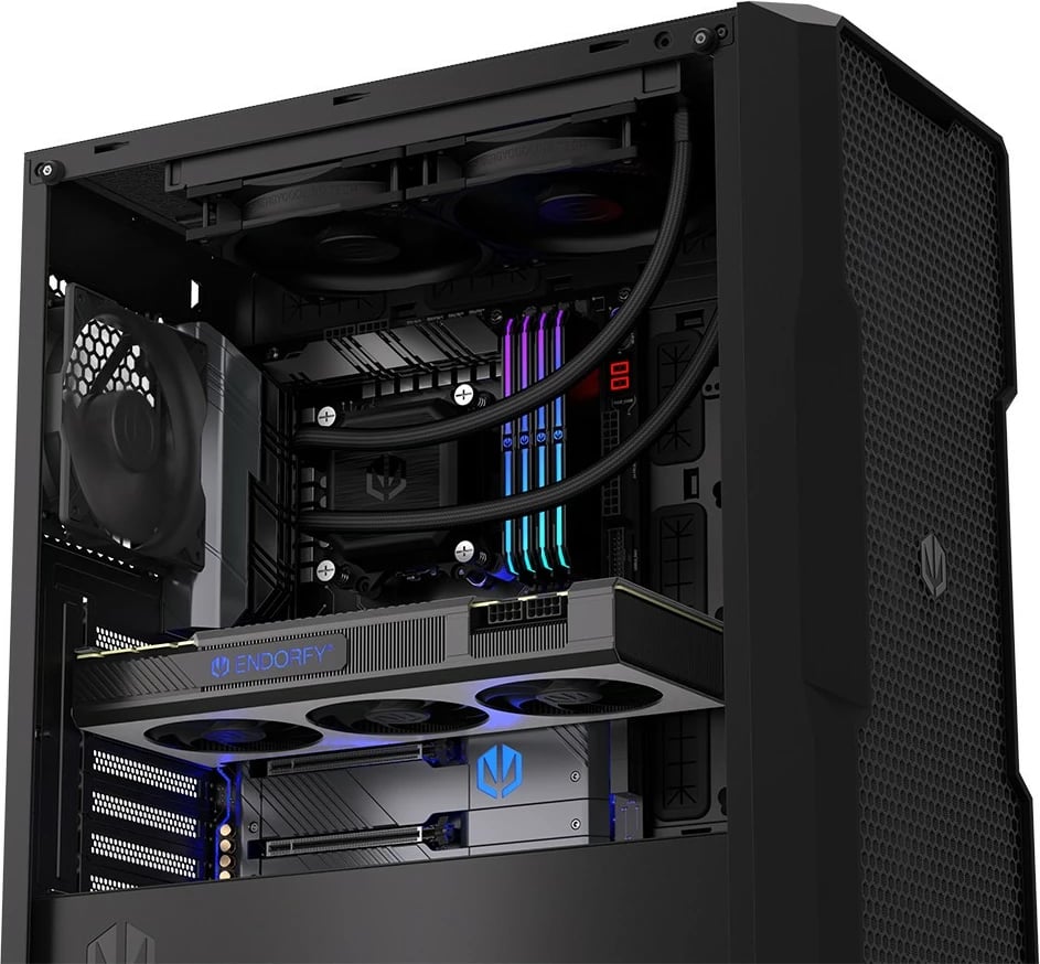 Kasë ftohëse për CPU Endorfy Navis F240, 240mm, 2x12cm ventilatorë, e zezë