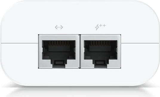 PoE furnizues Ubiquiti UISP U-PoE++, Gigabit Ethernet, 48 V, Bardhë