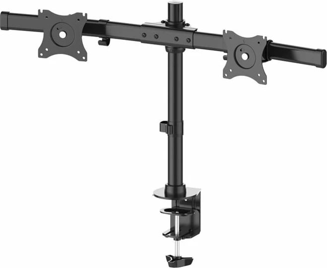 Mbajtëse tavoline për monitorë Neomounts FPMA-DCB100DBLACK, për 2 ekrane, e zezë