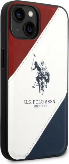 Mbështjellës U.S. Polo Assn. USHCP14SPSO3 për iPhone 14 6.1", Embossed, Bardhë