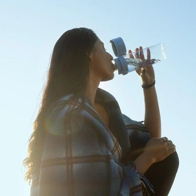 Shishe uji me filtër BRITA Vital 0.6L, pastel blu, 2 copë