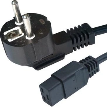 Kabllo për rrymë Gembird Schuko / IEC320 C19, 16A, 1.8m, e zezë
