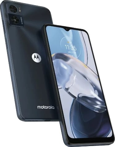 Celular Motorola moto e22, 16.5 cm (6.5"), 3 GB, 32 GB, 16 MP, Android 12, Black