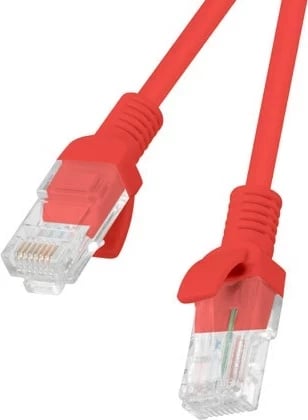 Kabllo patch Lanberg, Kat.6, 2m, 10 copë, Kuqe