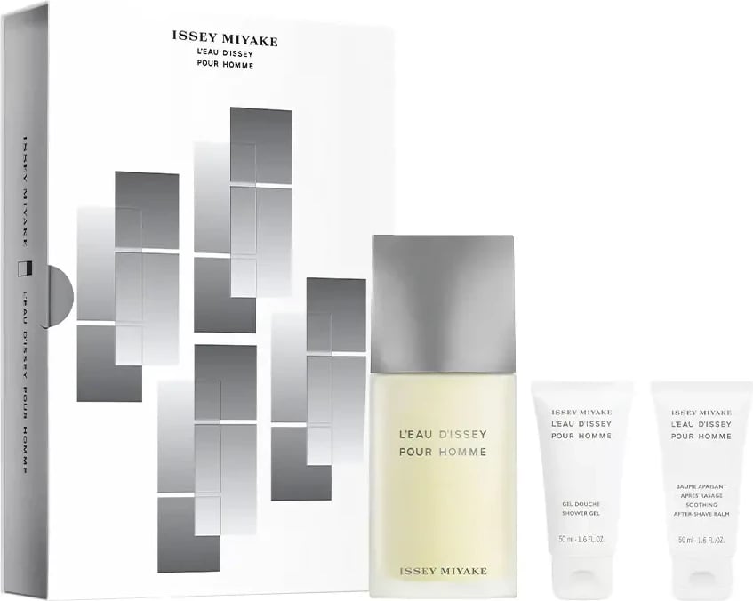 Set Eau de Toilette për meshkuj Issey Miyake L'eau D'Issey Pour Homme, 3 copë