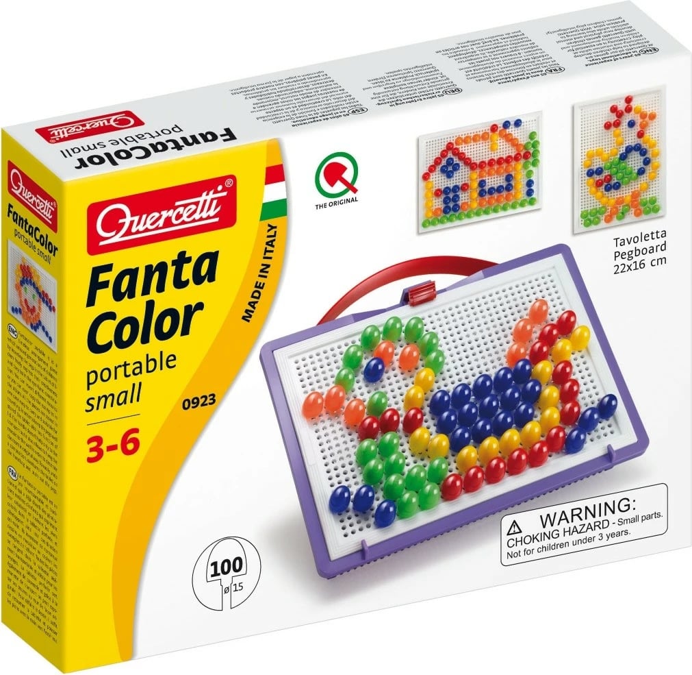 Mozaik Quercetti Fantacolor 100 kunja, 15 mm, shumëngjyrëshe