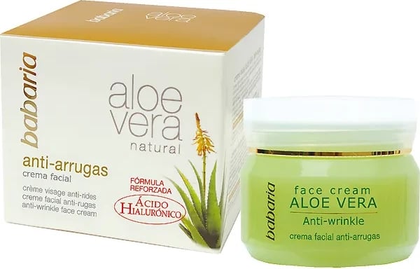 Krem fytyre anti-rrudhë Babaria Aloe Vera unisex 50ml