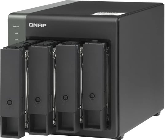 NAS QNAP TS-431X3, 4GB RAM, 4 vende, Tower, i zi