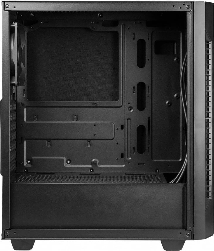 Kasë Chieftec AS-01B-OP midi tower, ATX/mATX/Mini-ITX, 4 fole disqesh, 1x120mm ventilator, radiator 280mm, USB 3.0, e zezë