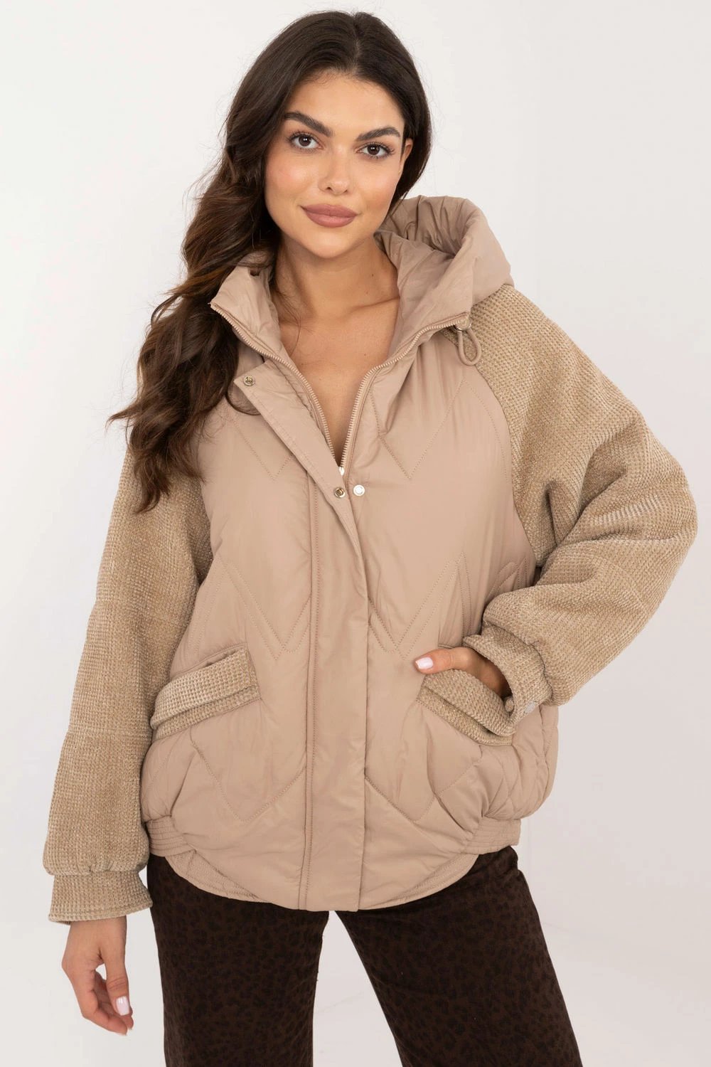 Jakne për femra MBM model 201565, kafe