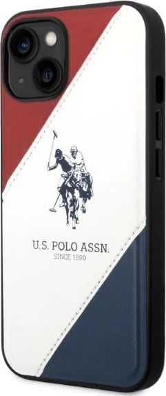 Mbështjellës U.S. Polo Assn. USHCP14SPSO3 për iPhone 14 6.1", Embossed, Bardhë