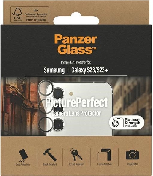 Mbrojtës kamerë PanzerGlass Picture Perfect për Samsung Galaxy S23/S23+