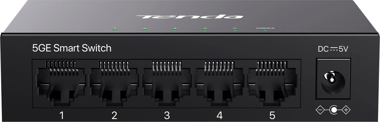 Switch Tenda TEG2205D, 5 porta RJ-45, metalik, i zi