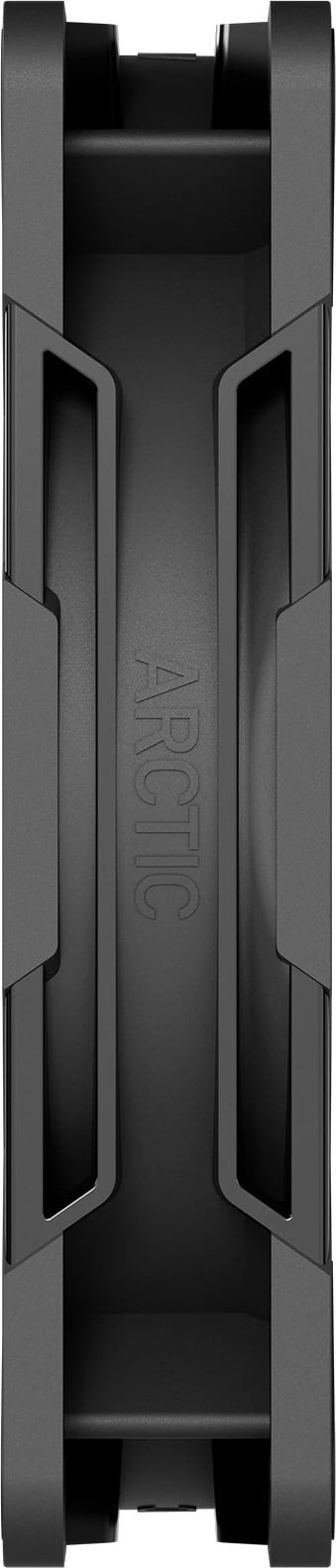 Ventilator kase ARCTIC P12 Pro A-RGB, 120mm, PWM, LED shumëngjyrësh, zi/bardhë