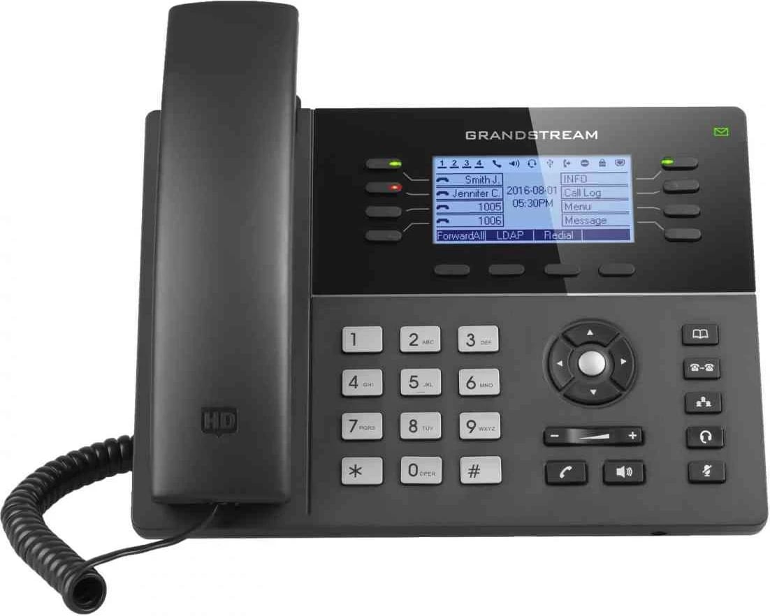 Telefon IP Grandstream GXP-1782, LCD, i zi