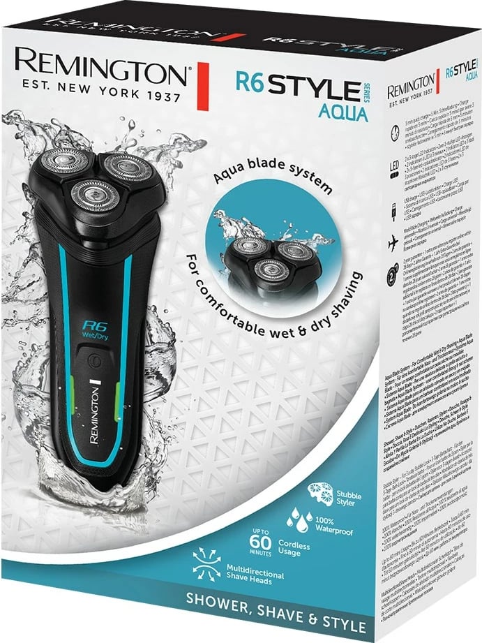 Makinë rroje Remington R6000, sistem rrotullues, e zezë