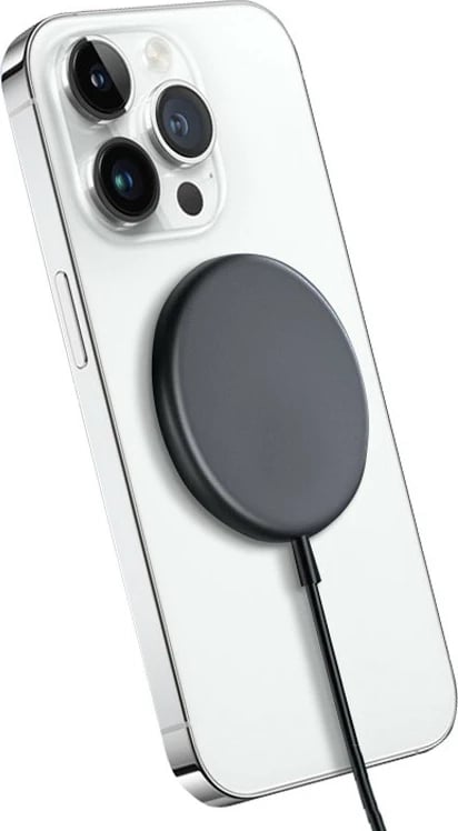 Karikues wireless CRONG MagSpot, 15W, MagSafe, USB-C, Graphite