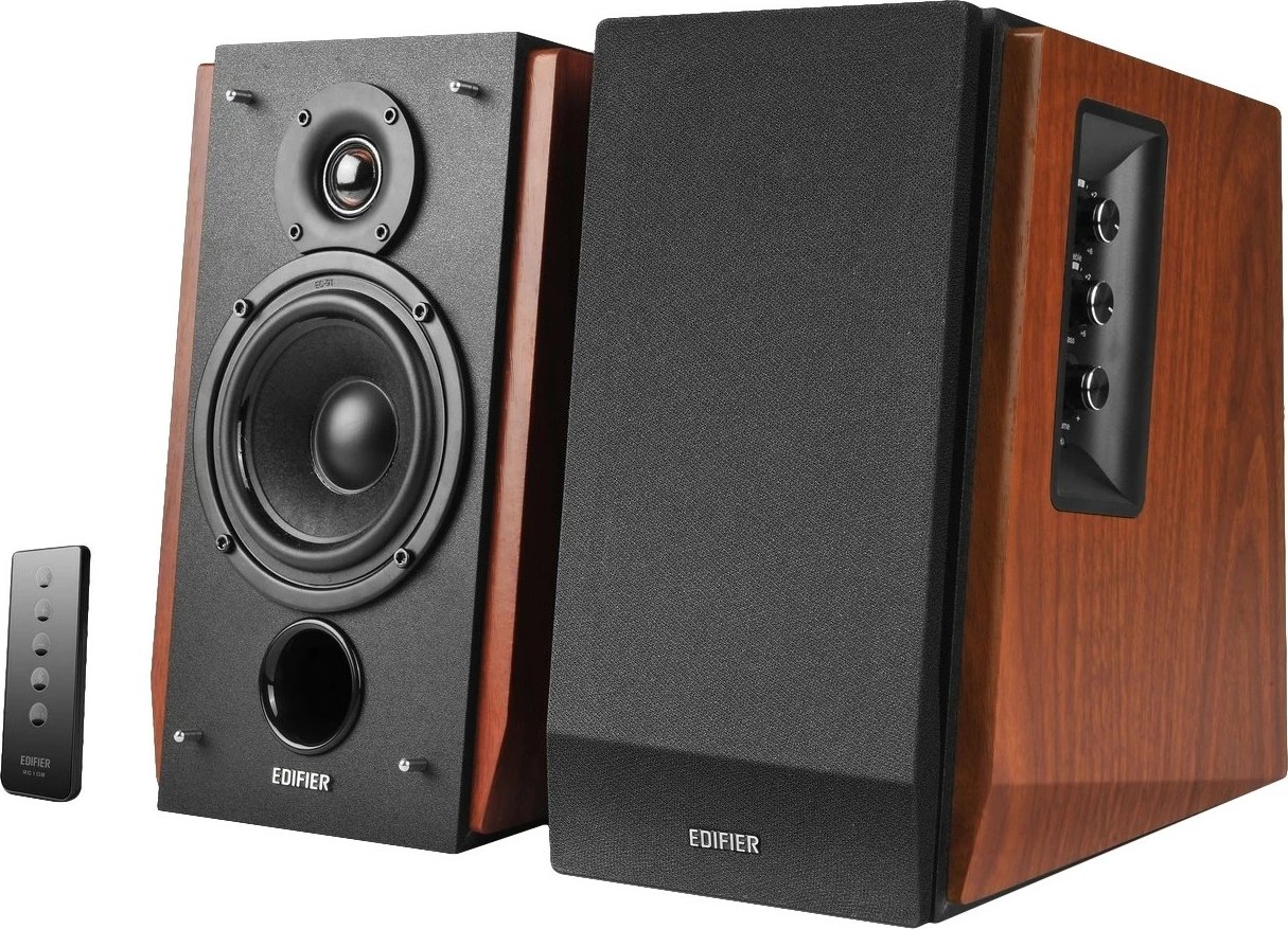 Boks Edifier R1700BT, 2.0 kanale, Wireless, 66 W, 60 - 20000 Hz, Ngjyrë e zezë, Dru