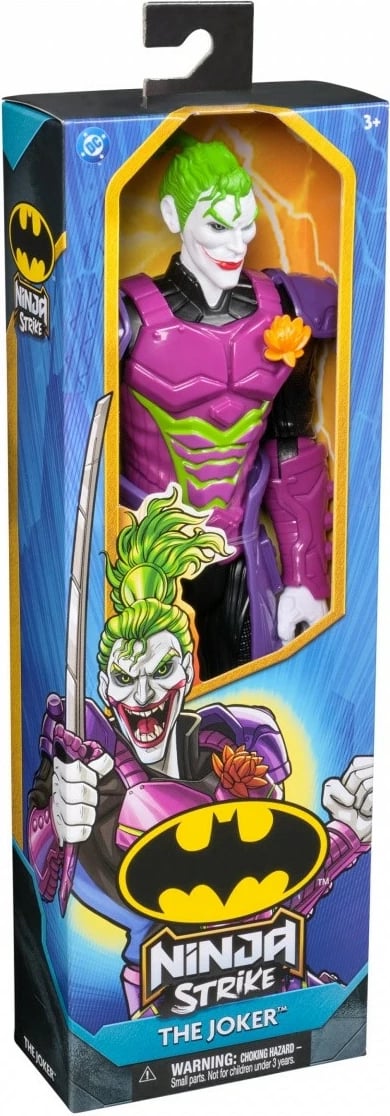 Figurë aksioni Spin Master Batman Ninja Strike Joker 12 inç, plastikë, vjollcë/jeshile