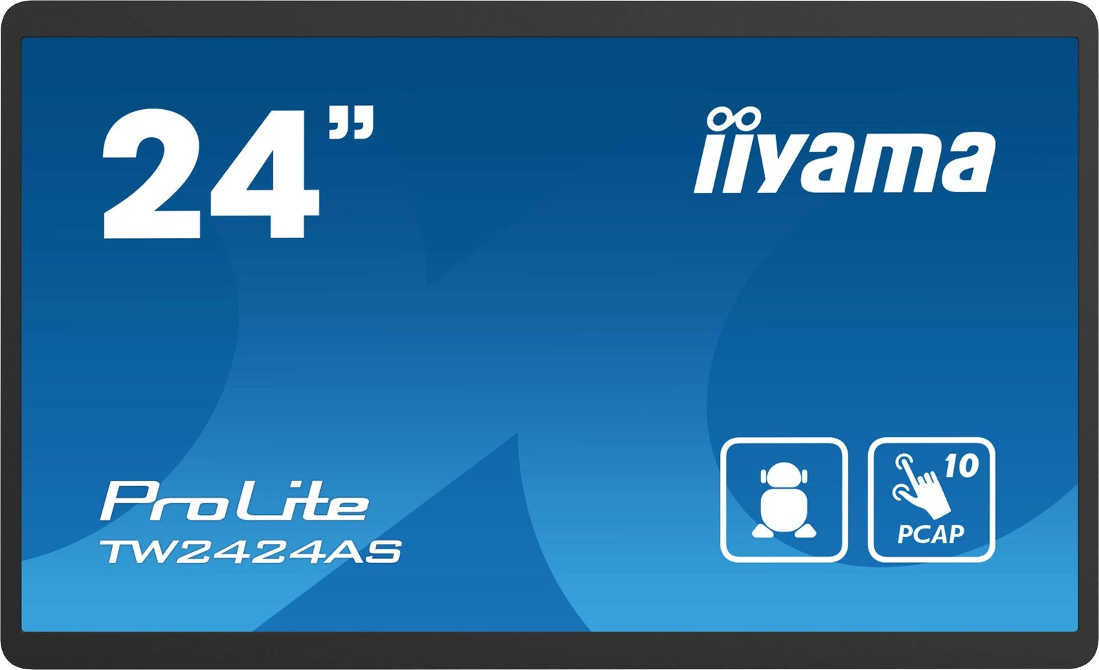 Monitor iiyama TW2424AS-B1, 23.8", 1920 x 1080, Wi-Fi, E zezë