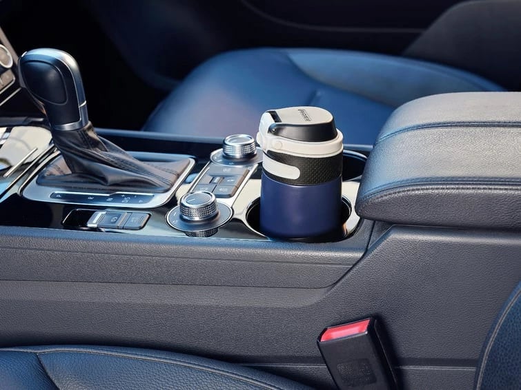 Gotë termike Leifheit 3247, 350 ml, inox, e zezë/blu