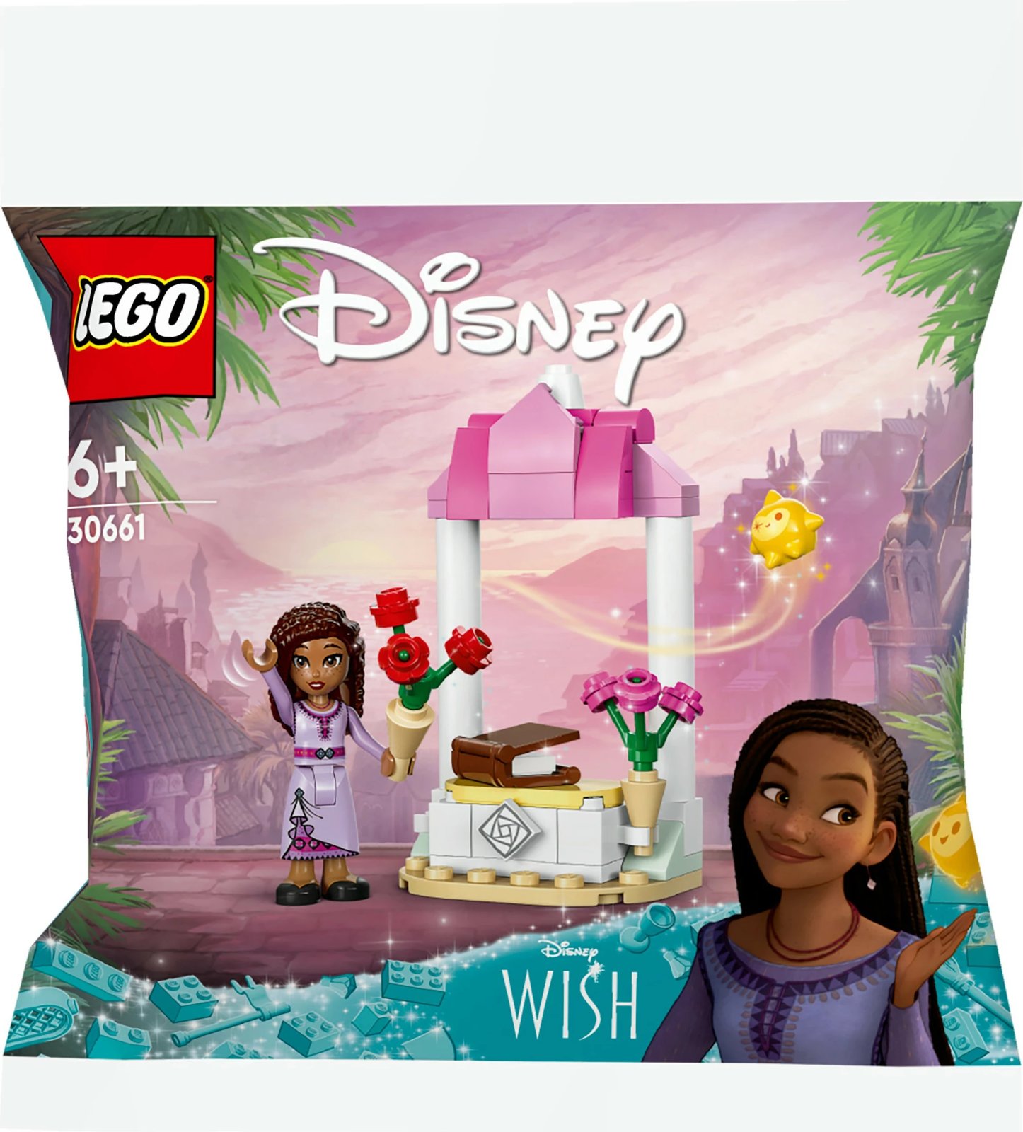 Set ndërtimi LEGO Disney Princess 30661 Asha's Begrungsstand, 46 pjesë, multikolor