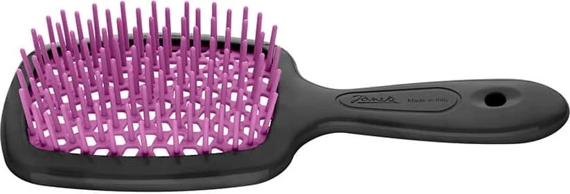 Furçë flokësh Janeke Superbrush Small për femra e zezë-fuksia, 1 copë