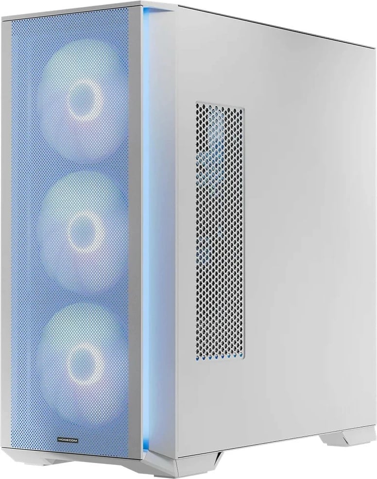 Kasë MODECOM Horizon ARGB Flow Midi, E-ATX, e bardhë