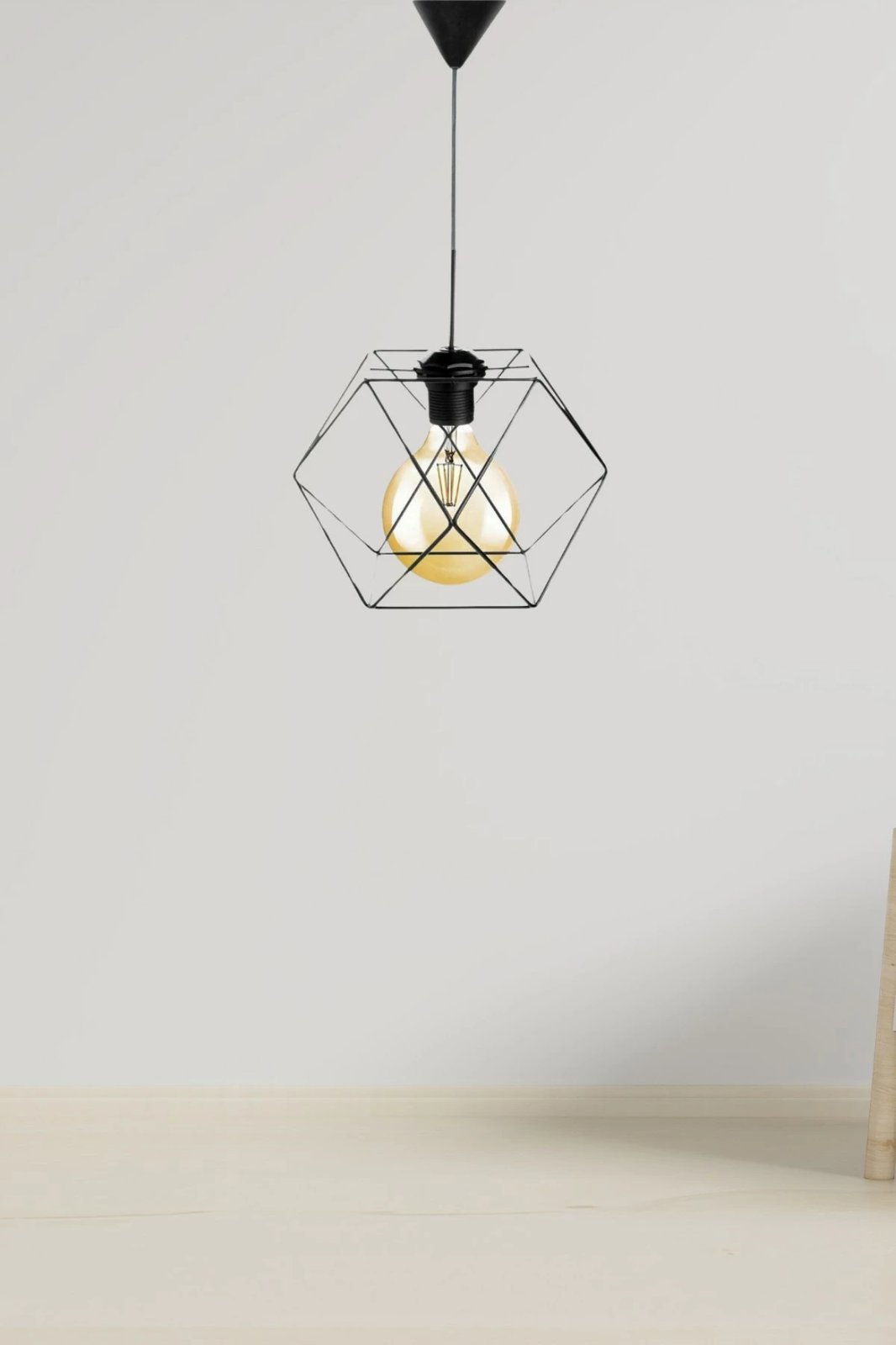 Llambë tavani Opviq, model LB054, metal i zi