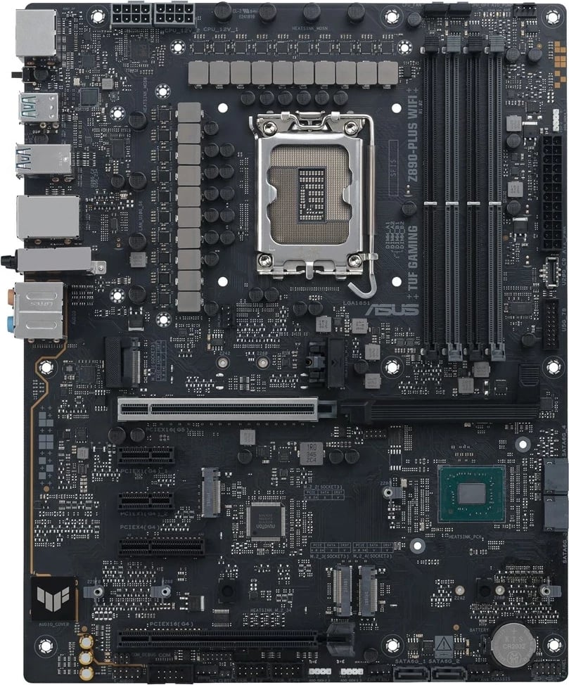 Pllakë amë ASUS TUF GAMING Z890-PLUS WIFI, Socket 1851, ATX, E zezë