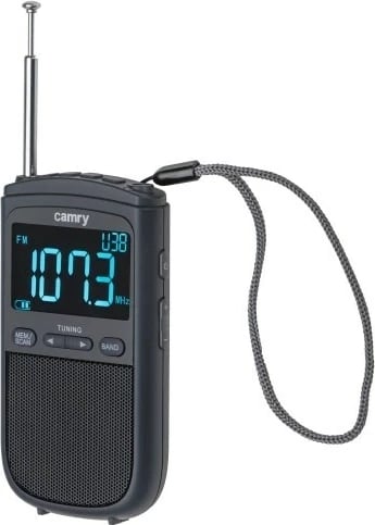 Radio e vogël portative Camry CR 1905 me alarm, e zezë