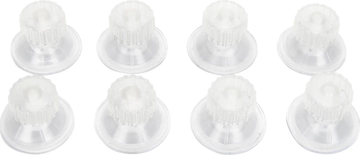 Kupa thithëse EcoFlow për panel diellor, 8 copë, transparente