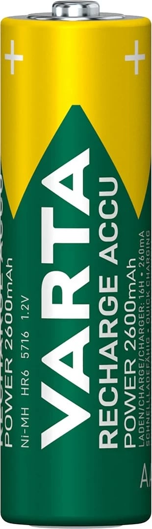 Bateri Varta, Power AA, 1.2 V, argjend, 4 cope