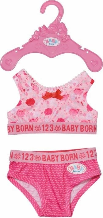 Set i brendshëm për kukulla Baby Born Zapf 43 cm, rozë ose kaltër