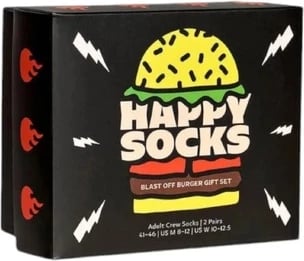 Çorape për meshkuj Happy Socks, të zeza
