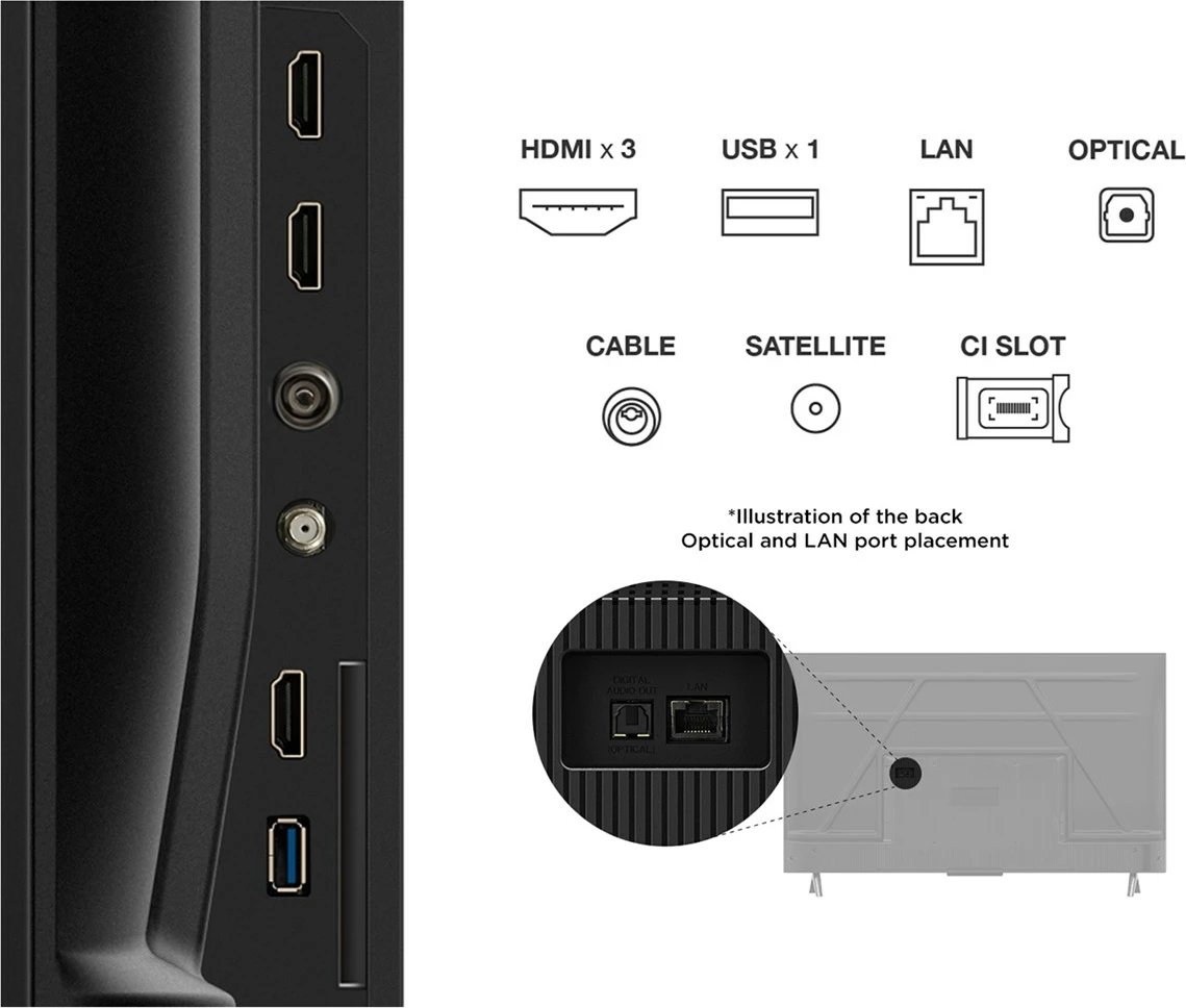 Televizor TCL 43P69K, 43", 4K Ultra HD, Smart TV, Google TV, Zi