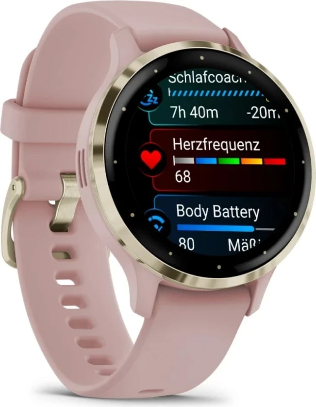 Smartwatch Garmin Venu 3S, 41 mm, AMOLED, GPS, Gold, Rose