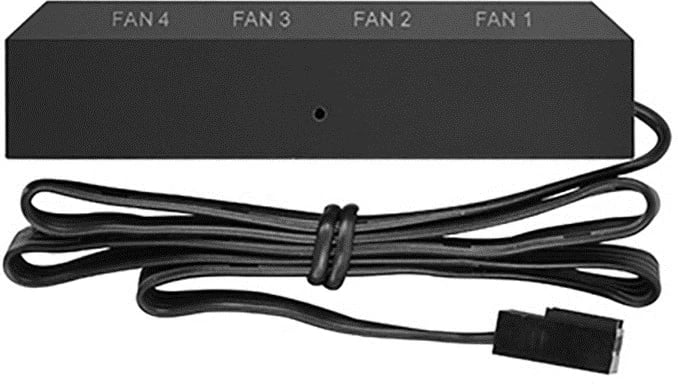 Hub i Ventilatorëve DEEPCOOL FH-04, i Zi