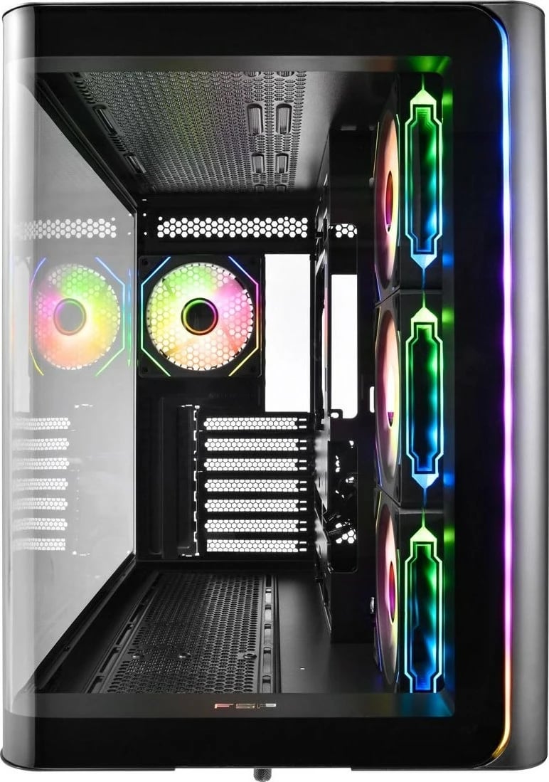Kasë FSP M580-BA ARGB TG midi, e zezë